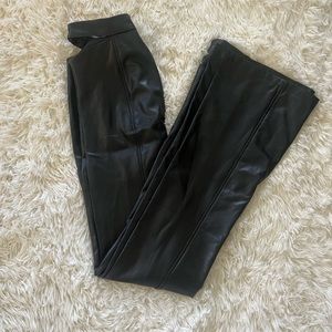 Forever 21 Faux Leather Flare Pants